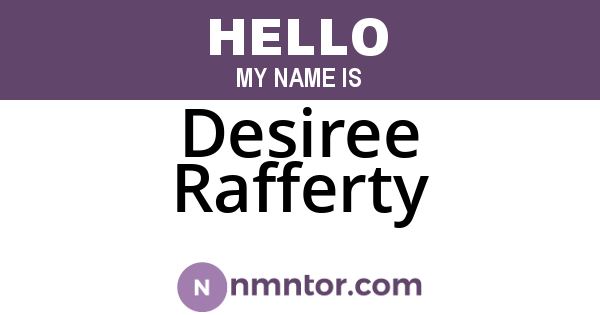 Desiree Rafferty