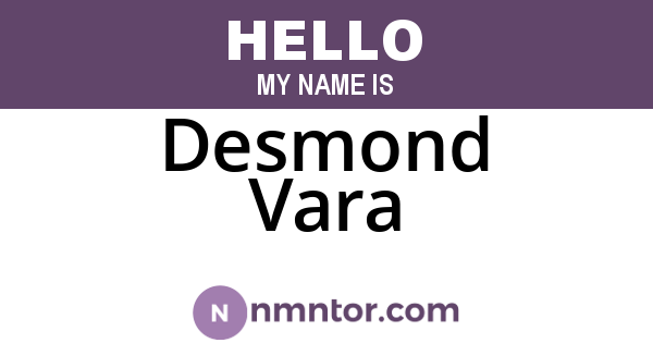 Desmond Vara