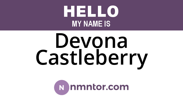 Devona Castleberry