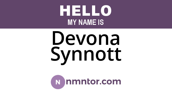 Devona Synnott