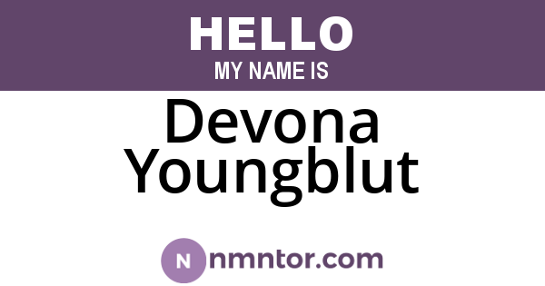 Devona Youngblut