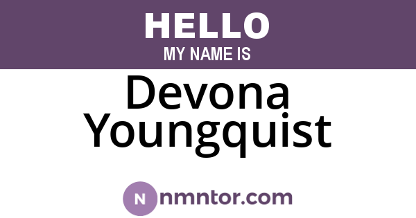 Devona Youngquist
