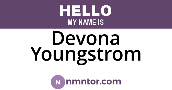Devona Youngstrom