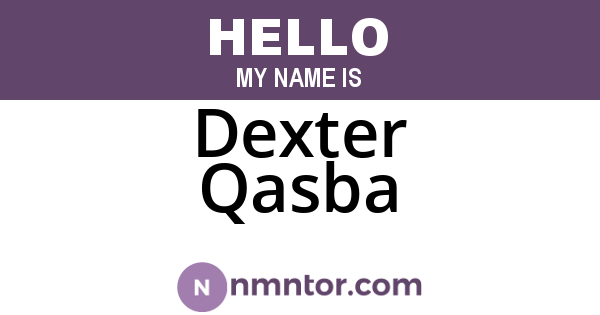 Dexter Qasba