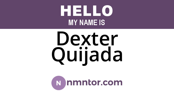 Dexter Quijada