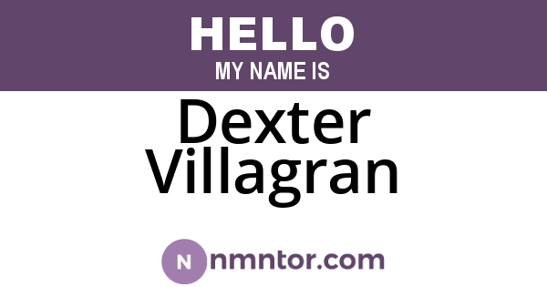 Dexter Villagran
