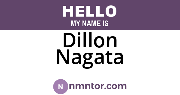 Dillon Nagata