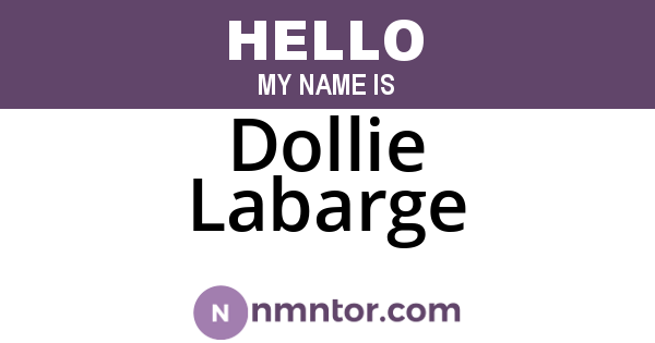 Dollie Labarge