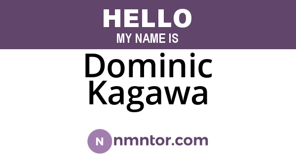 Dominic Kagawa