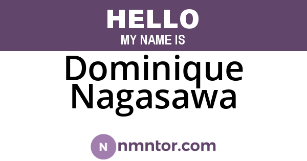 Dominique Nagasawa
