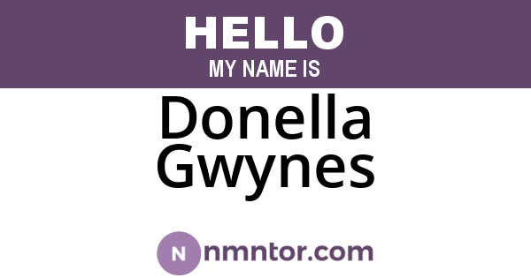 Donella Gwynes