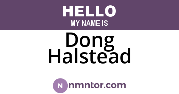 Dong Halstead