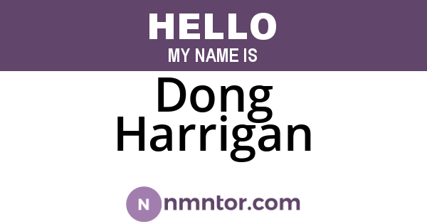 Dong Harrigan