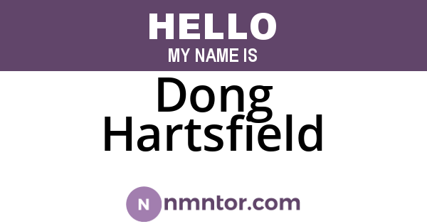 Dong Hartsfield