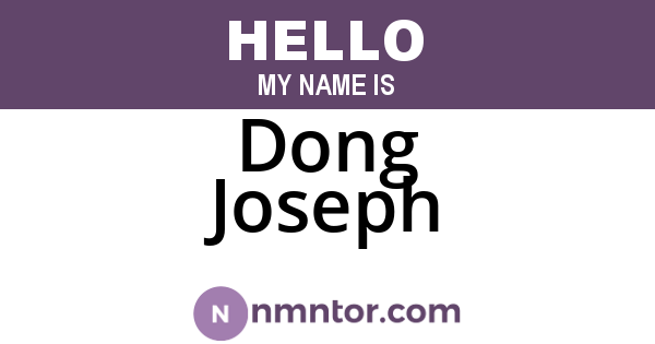 Dong Joseph