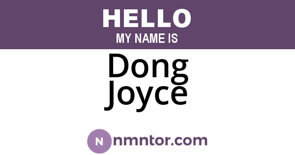 Dong Joyce