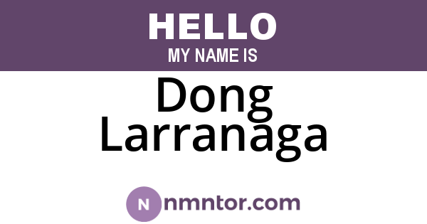 Dong Larranaga