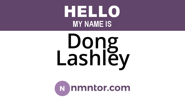 Dong Lashley