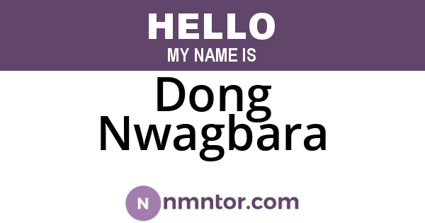 Dong Nwagbara