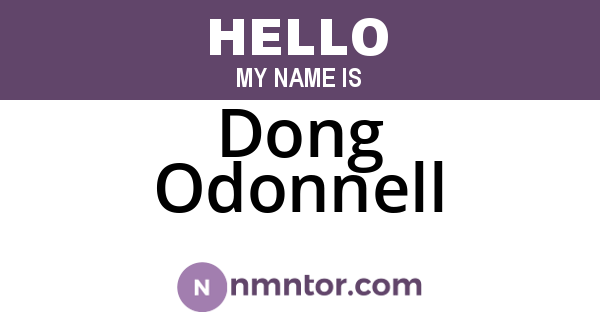 Dong Odonnell