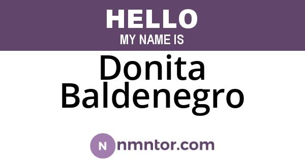 Donita Baldenegro