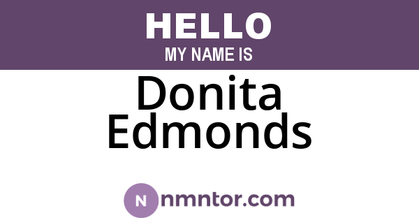 Donita Edmonds