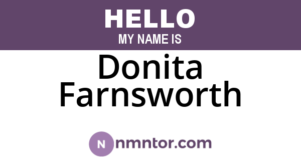 Donita Farnsworth