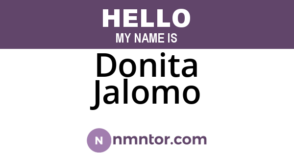 Donita Jalomo