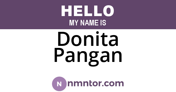 Donita Pangan