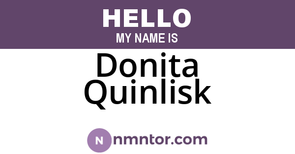 Donita Quinlisk