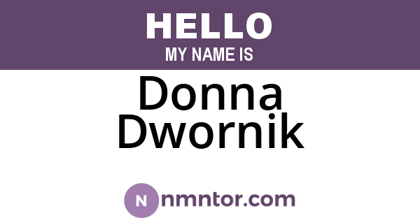 Donna Dwornik