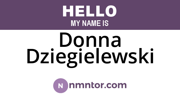 Donna Dziegielewski