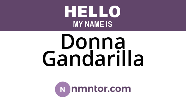 Donna Gandarilla