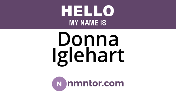 Donna Iglehart