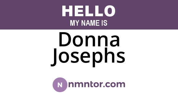 Donna Josephs