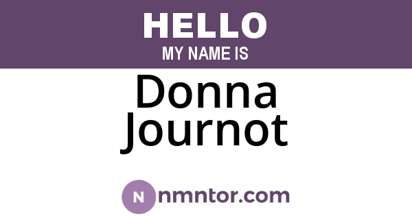 Donna Journot