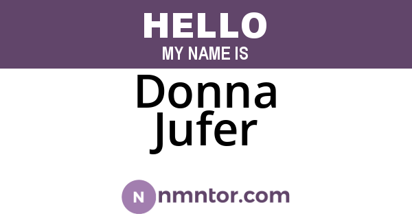 Donna Jufer