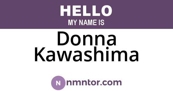 Donna Kawashima