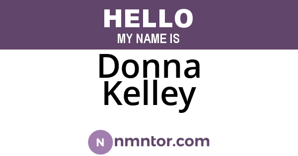 Donna Kelley