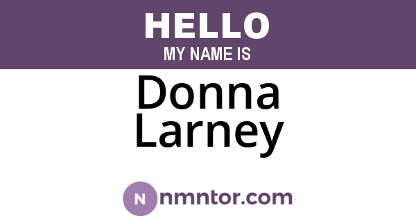 Donna Larney