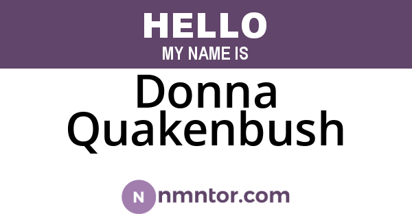 Donna Quakenbush