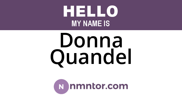 Donna Quandel