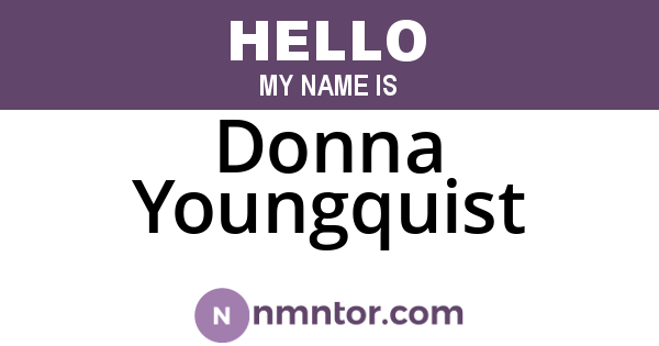 Donna Youngquist