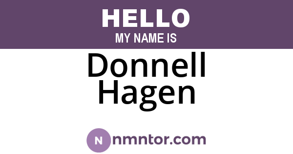 Donnell Hagen