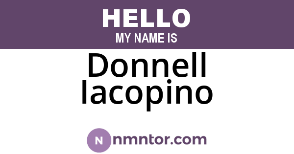 Donnell Iacopino