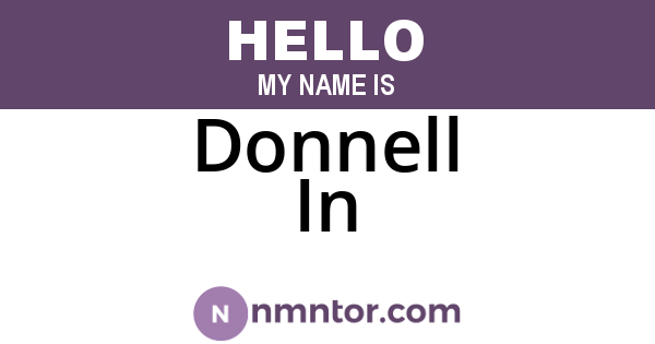 Donnell In