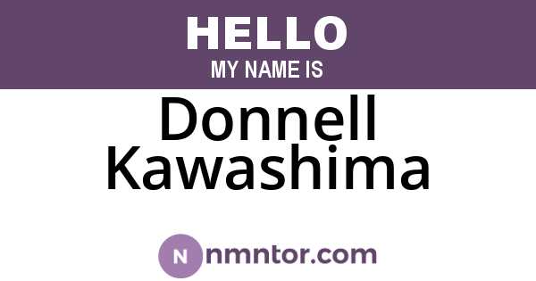 Donnell Kawashima