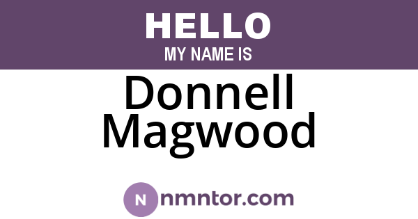 Donnell Magwood