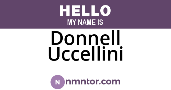 Donnell Uccellini