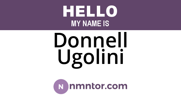 Donnell Ugolini
